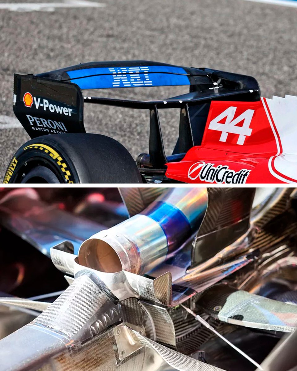 FormulaDirecta's tweet photo. 🚨 ÚLTIMA HORA 🚨

🕺 Ferrari espera traer a Spa un alerón 'Macarena' EVO que les proporcionaría 11 km/h adicionales en las rectas.

👉 En Ferrari no temen la prohibición del alerón 'Macarena', ya que es el único equipo que ha desarrollado una solución completamente funcional.

🌬️ También se espera que prescindan de los escapes soplados, lo que les haría recuperar 7 CV, aunque eso suponga sacrificar carga aerodinámica.

[Motorsport IT]

#F1 #BelgianGP 🇧🇪
