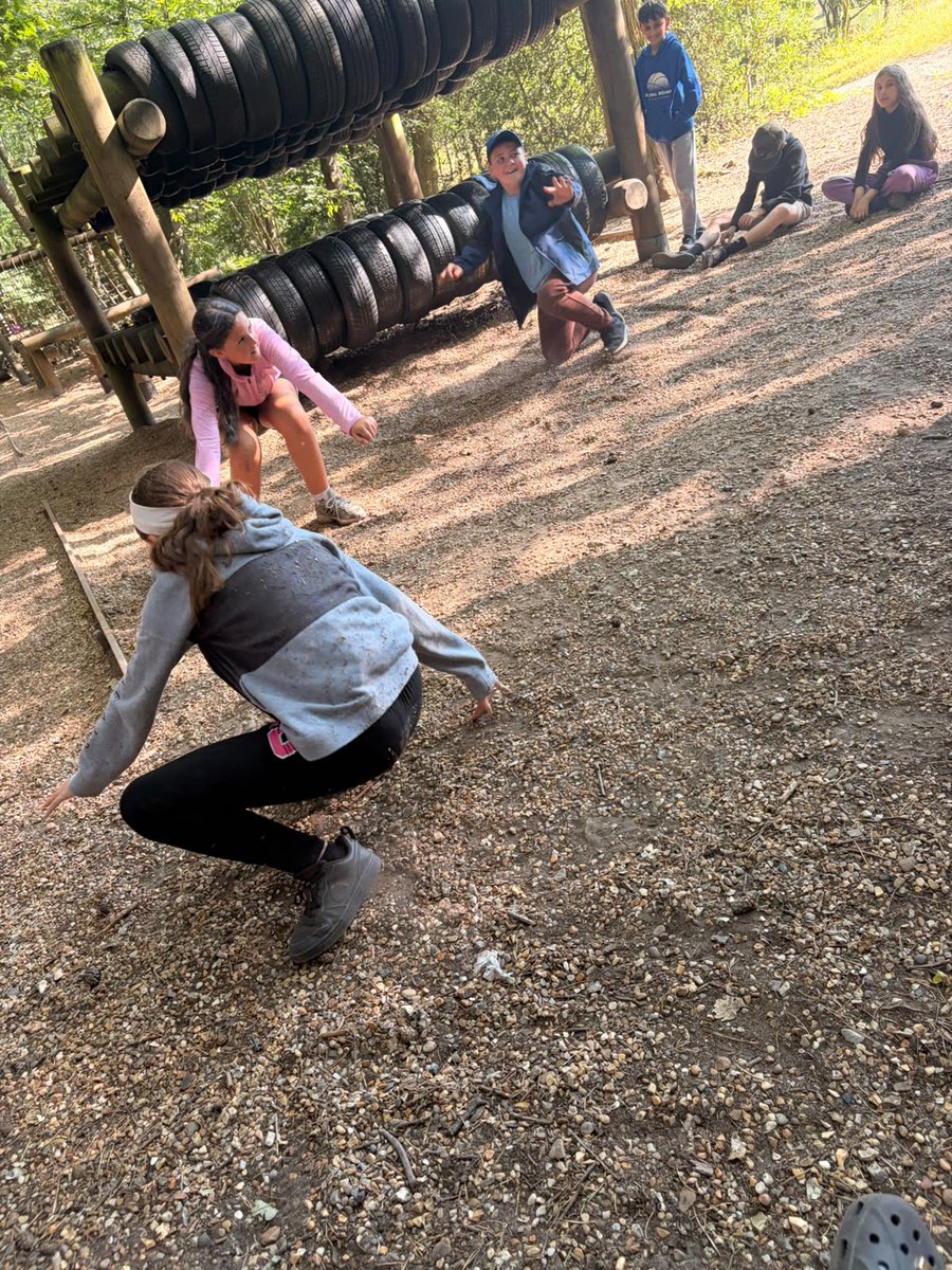BedParkAcad's tweet photo. Groups 3 & 4 had an action-packed morning on the challenge course! πͺ From the rope swing to crawling through tunnels, everyone showed determination, teamwork, and resilience while having lots of fun! π #PGL #ChallengeCourse #Teamwork #Adventure https://t.co/KQDzdjeaR9