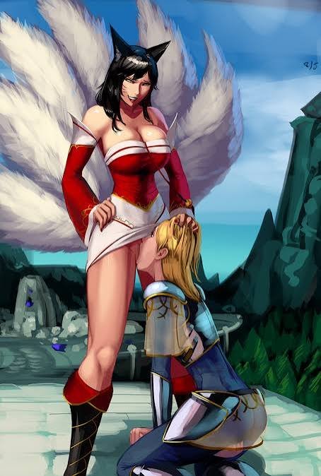 Ahri kitsune de 9 colas ❤ tweet media