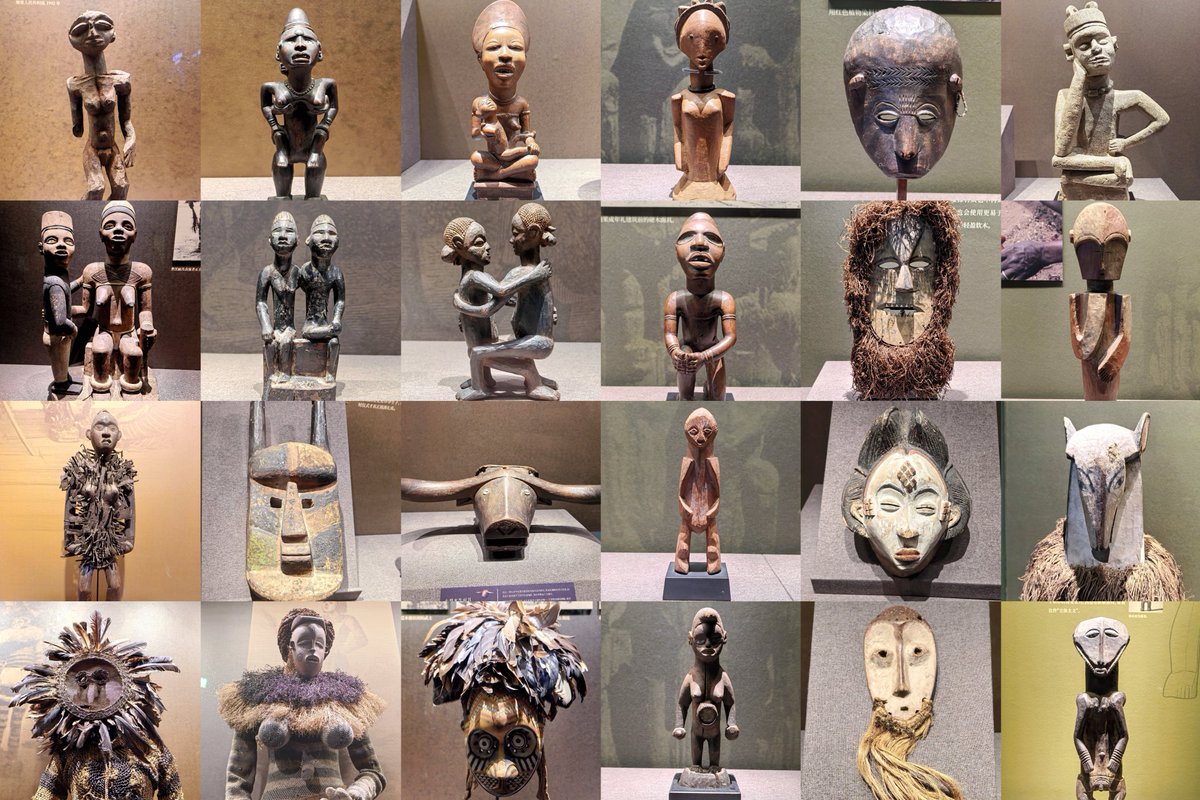 alexchen4836's tweet photo. 广州海事博物馆“生生之力：中非文化艺术展”，引进去年香港城市大学般哥展览馆的展览，展示19世纪至20世纪早期中部非洲特别是刚果盆地各个部族的艺术作品，特别是被誉为中非艺术三大瑰宝的仪式雕塑、面具和兵器，从不同维度理解中部非洲的文化遗产，但感觉收费38元也不是很值。 https://t.co/ZMGmEhAwNn
