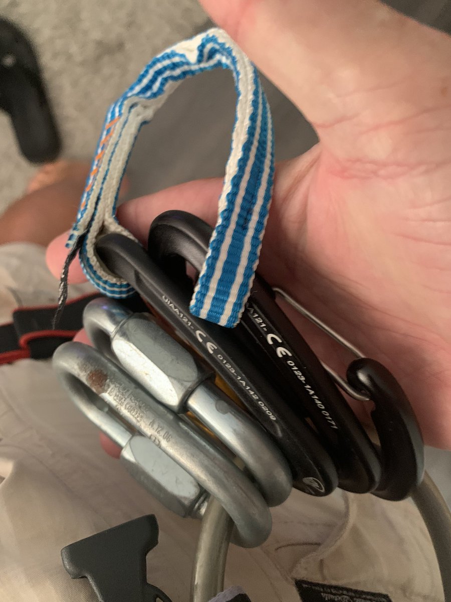 ChallengerWSM's tweet photo. Awaiting my Prusiks arrival today but slings & karabiners sorted, all eyes on the weather window for a summit attempt 21st July. Departure day Tuesday ๐ช ๐ฎ๐น #signalkuppe https://t.co/rDkwtw1805
