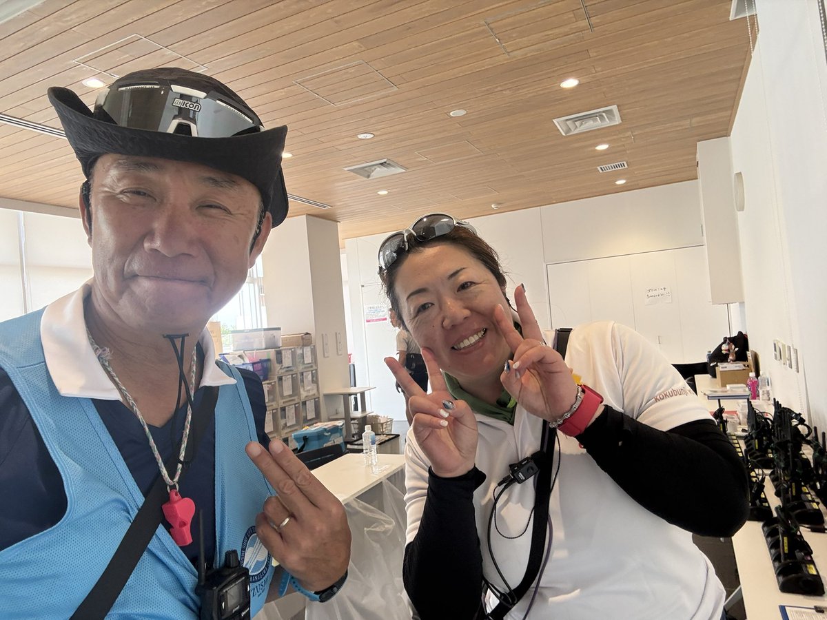 tabo0719's tweet photo. 海の森水上競技場で行われた
OWS練習会ガード業務でした
久々にキヨミンとアヤさんにもお会い出来ました🤩

#逗子サーフライフセービングクラブ
#ライフセービング
#トライアスロン
#アクアスロン
#庭田清美 https://t.co/K0MWxY5Wwa