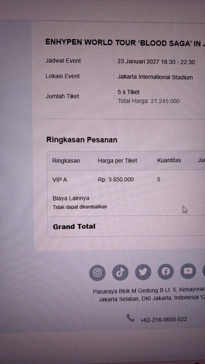 SMathea's tweet photo. GUYSS SIAPA YG MAU BARENGG?? Aku kelebihan 3 tiket VIP A - ENHYPEN WORLD TOUR 'BLOOD SAGA' IN JAKARTA!! 

MASUK BARENGAN 

Langsung DM !!!

#엔하이픈 #ENHYPEN #EN_WORLDTOUR_BLOODSAGA #BLOODSAGA_IN_JAKARTA https://t.co/vGdrfDBiVC