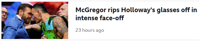 electrichalibut's tweet photo. hard not to skim-read this as "McGregor rips Holloway's face off" #UFC https://t.co/aV3mQAxi7G