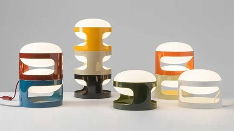 dwhilldesign's tweet photo. #designoftheday Designed by Joe Colombo & first introduced in 1967, the KD28 stacking table lamp has been thoughtfully reintroduced by Kartell. The lamp maintains its original innovative spirit but has been adapted to modern-day needs using advanced materials & technology. https://t.co/Dvj3x62XeM