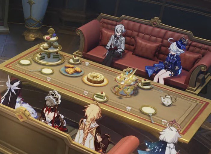 tnbeeat's tweet photo. furina sitting mad far from arle 😭 https://t.co/001yK4AByc