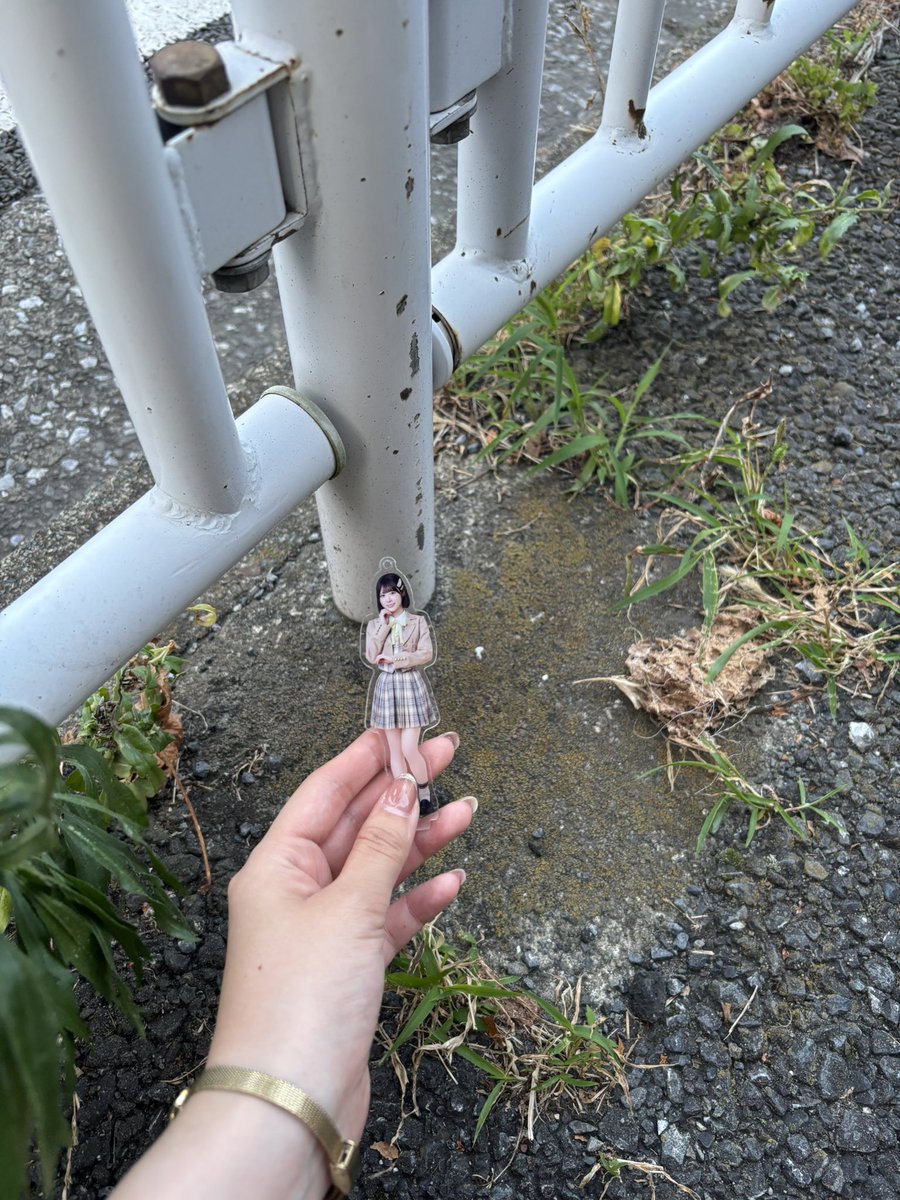 a86_oi's tweet photo. 今日、Kアリーナ行く前にあおさんのアクスタ落としちゃったのですが、今来た道戻りながら探してたら高島町駅付近にありました😭😭😭道路の脇に置いて下さった方、本当にありがとうございます😭😭😭 https://t.co/JJU88xRrVI
