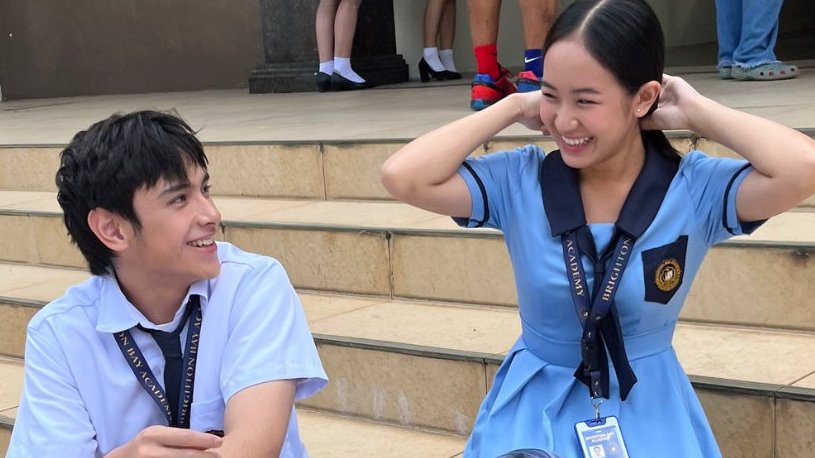 chsmate's tweet photo. habang 'yung solids nila nagpupuksaan, ito sila nagtatawanan sa set 😭 I KENNATT 

proves that only false narratives are ruining what they truly have :")))) palagi naman. labyu, kapet ko https://t.co/3vQhmI3iCP