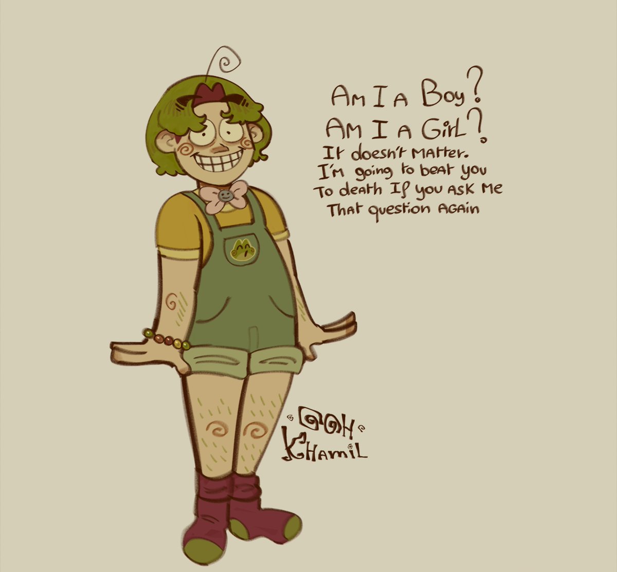 Ooh_Khamil's tweet photo. Deterring from my usual art for these two goofs
theyre literally siblings to me oughf
#Kaeloo #BadK https://t.co/DWAiYwUixt