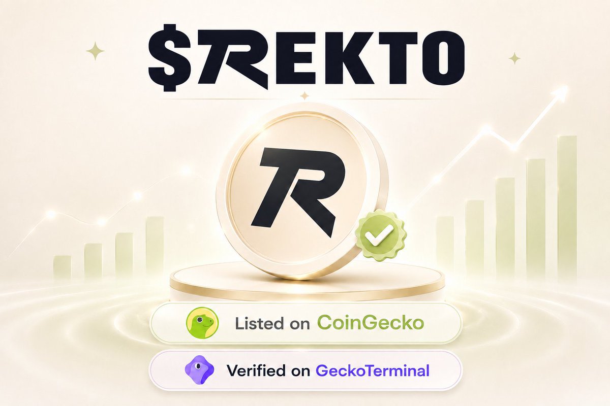 manincrypto32's tweet photo. Another big win for the community

$REKTO is now live on @coingecko and verified on @GeckoTerminal

This isn't just another listing, it's a major step forward.

Seeing one of crypto's biggest data platforms tracking @Rektofun before the Mainnet Beta says a lot about the momentum https://t.co/zLt4NWPxaj