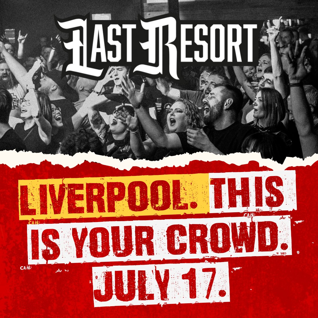 O2AcademyLpool's tweet photo. ONE WEEK TO GO LIVERPOOL! Don't miss the ultimate Last Resort Nu Metal Tribute night at #O2AcademyLiverpool Fri 17 Jul! 

The UK’s ONLY touring Nu-Metal Tribute band playing hits from Slipknot, Papa Roach, Limp Bizkit, Linkin Park &amp; More

Don't miss out👉 https://t.co/aE5x0EzIQx https://t.co/6z0lkG5tnh