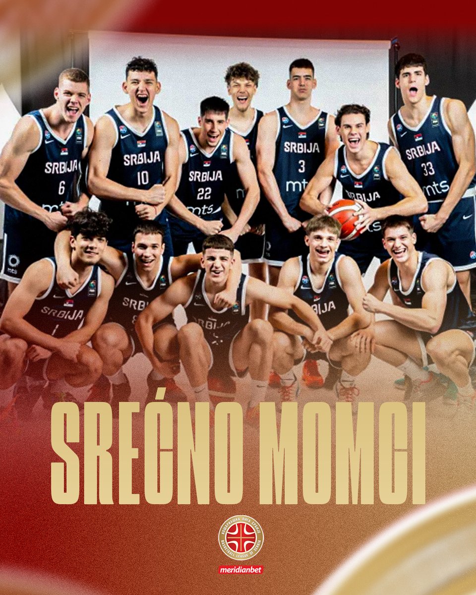 KLSrbije's tweet photo. U20 reprezentacija Srbije danas počinje takmičenje na U20 Evropskom prvenstvu u Sloveniji. 
Našim mladim reprezentativcima i stručnom štabu želimo mnogo sreće, dobrih partija i još boljih rezultata.
Srećno Srbija! 🙌
.
.
#kls  #klsrb #meridianbetkls #u20eurobasket https://t.co/6CdGfD3hOe