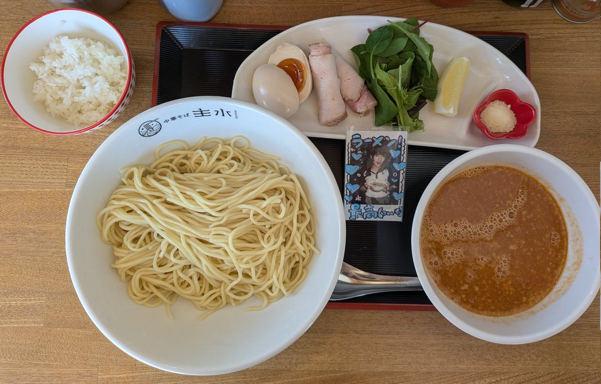 Charlie23474's tweet photo. 軽井沢トマトつけそば
#ラーメン #つけめん #推しメン https://t.co/JEz7FVwttj