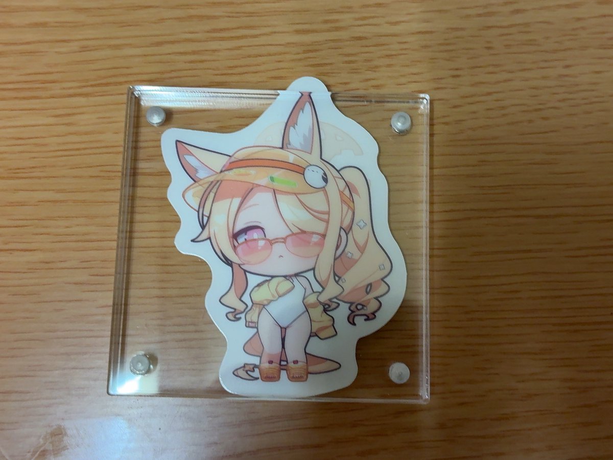 Mizzy27185371's tweet photo. いたじゃがセイア
アクリルフレームスタンドにピッタリだね

耳がちょっとはみ出してるのはチャームポイントだよ？ https://t.co/H1nUULMiRF