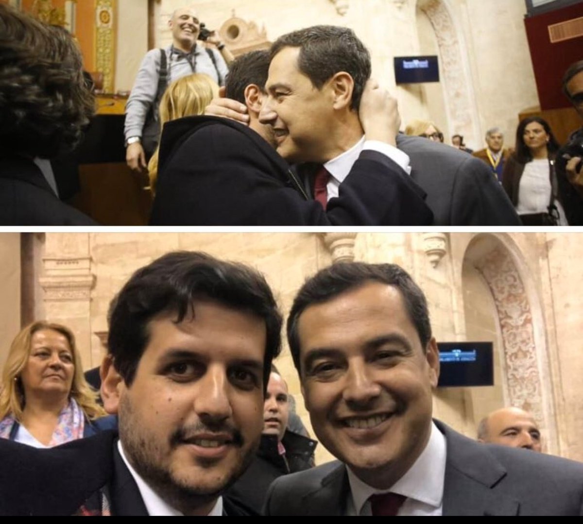 FonsiLoaiza's tweet photo. Hoy ha dimitido Jorge Vázquez, director general de Andalucía Global en la Junta de Juanma Moreno del PP.  Ha sido identificado como 'El Gordo' en la Trama de blanqueo de capitales del narcotráfico en Cádiz con intentos de sobornos con mordidas, regalos y 5.000€ dentro de jamones https://t.co/EESlIHORTx