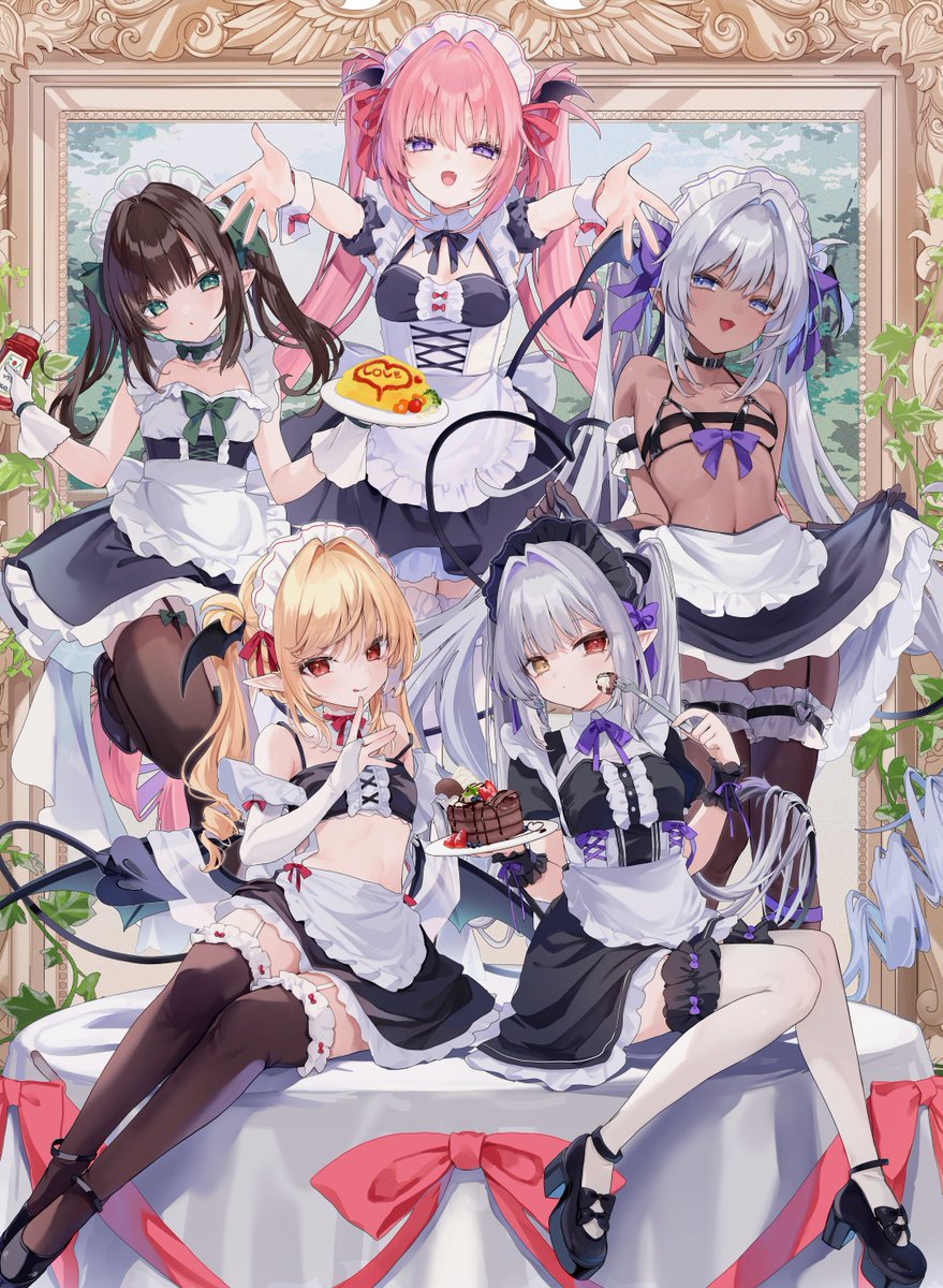 秋葉原にてサキュバスいっぱいコラボカフェ開催決定!
期間は2026年8月8日～8月16日、カフェ アサンさんにて営業します❤
描き下ろしいっぱい!どうぞよろしくお願いします😈🍴!!
詳しくはツリーにつなげていきます。 