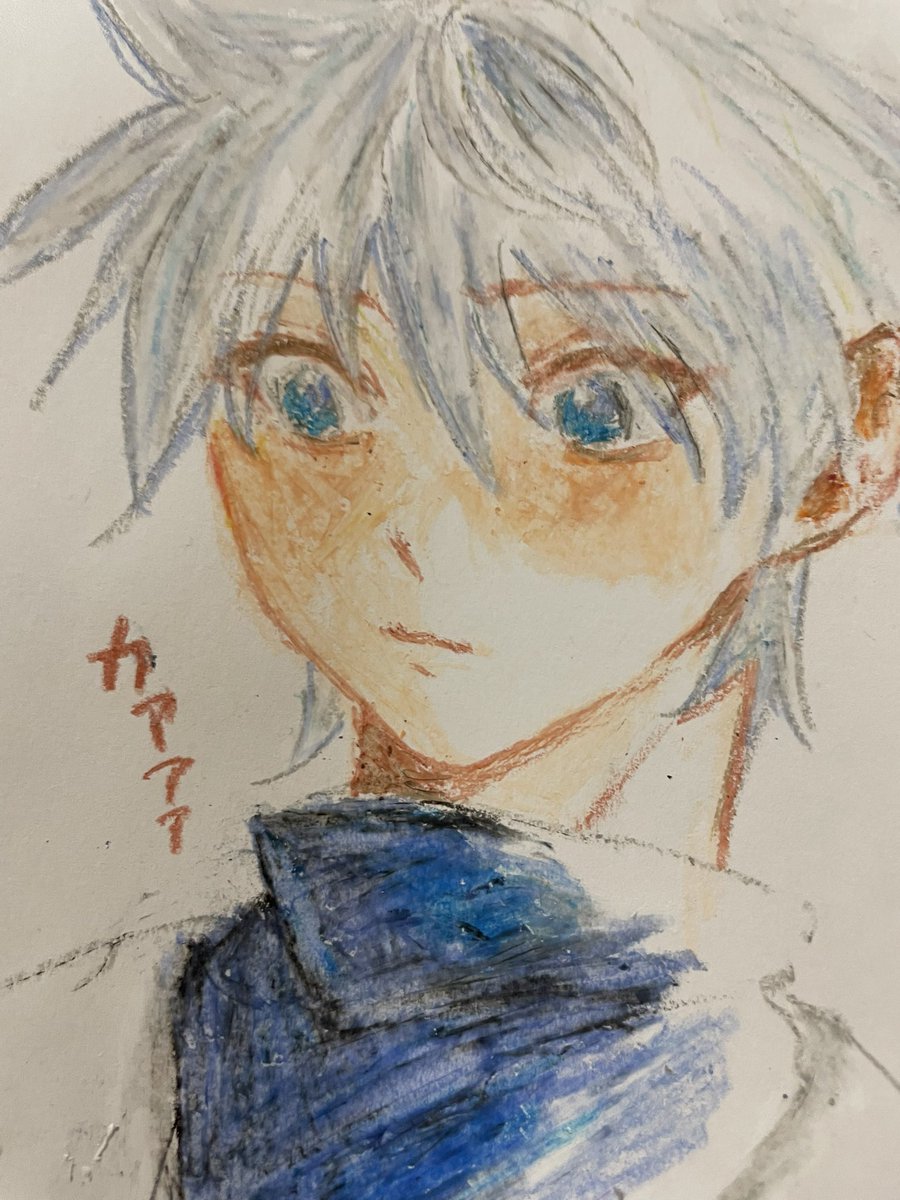 wantan_w's tweet photo. 初めてのオイルパステル https://t.co/jsa7WrwoPm