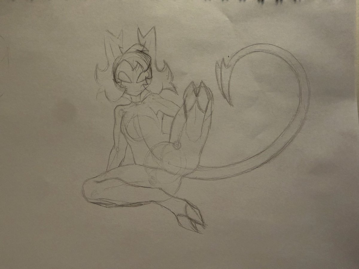 UL0000l0's tweet photo. Going to digital color soon, but hope ya alike the before and after, was told and recommended to try posting like this.

#HelluvaBoss‌ #HelluvaBoss‌fanart 
@Prince_Papaya 
#Moxxie https://t.co/sYfITTa7J0