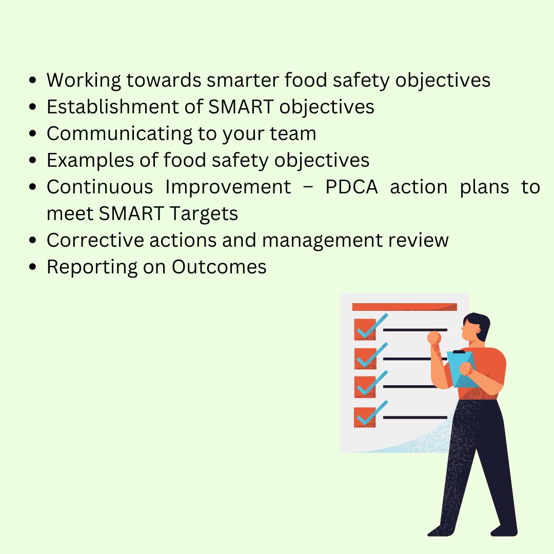 standard_food's tweet photo. Establishing SMARTER food safety objectives involves creating measurable targets that allow management to focus resources effectively and foster continuous improvement across all levels of an organization.
#FoodSafetyStandard #FoodSafety #Fssai #SmarterObjectives #FoodSafetyTips https://t.co/SZOnFVSXvz