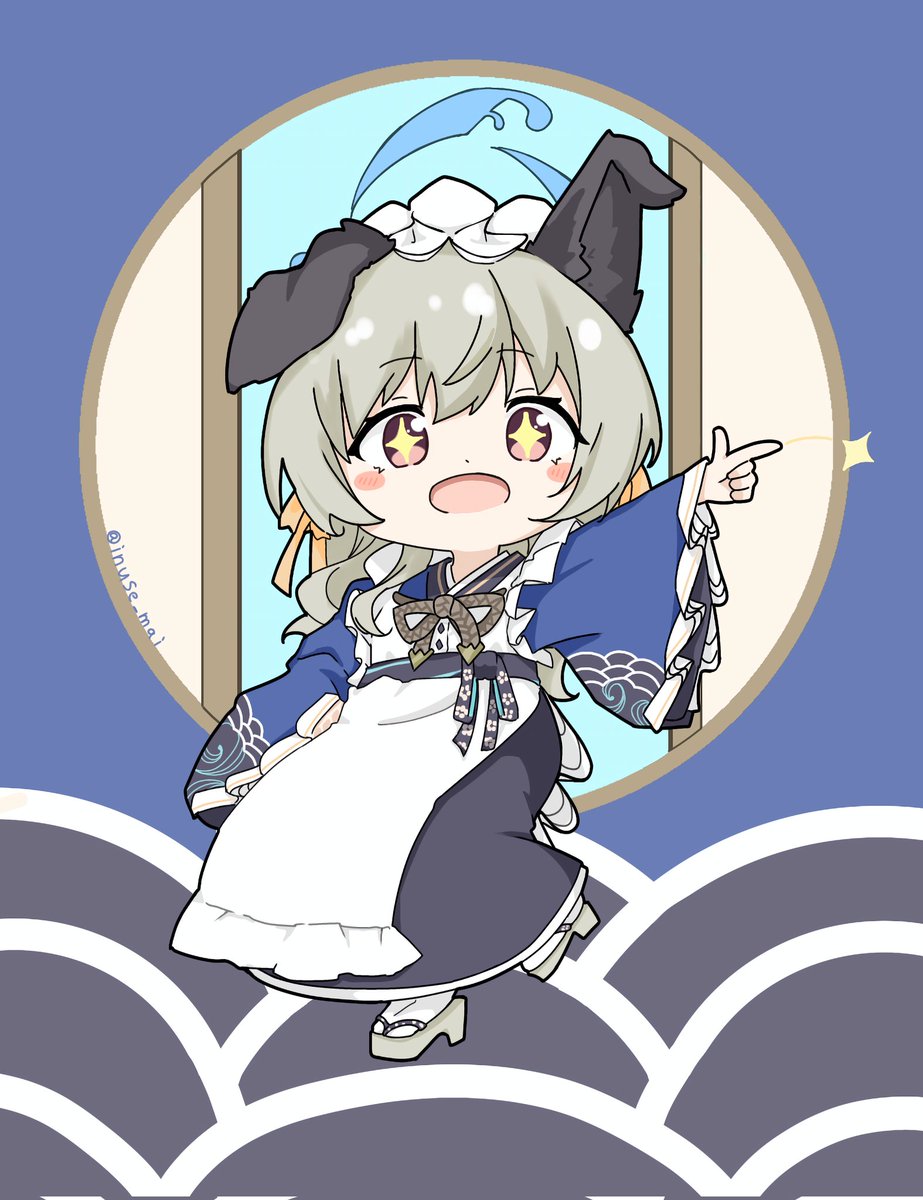 Inuse_mai's tweet photo. #里浜ウミカ
前に描いたやつをデジタルにしてみましたよ！ https://t.co/1a9JMtbWAo