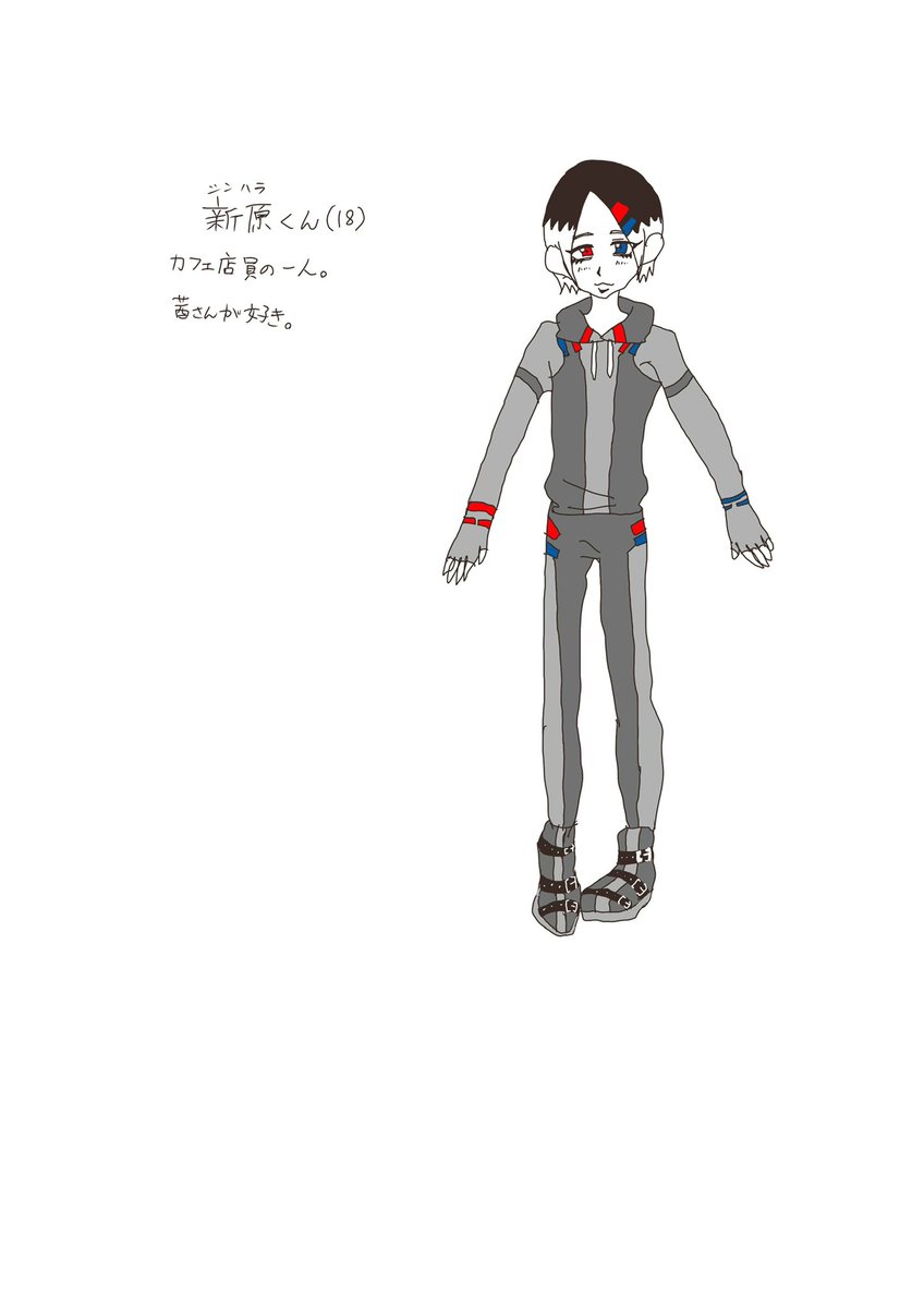 way4ja1's tweet photo. @trorpy 気になったので、この2人を書けますか？ https://t.co/M9ayOZ5vyb