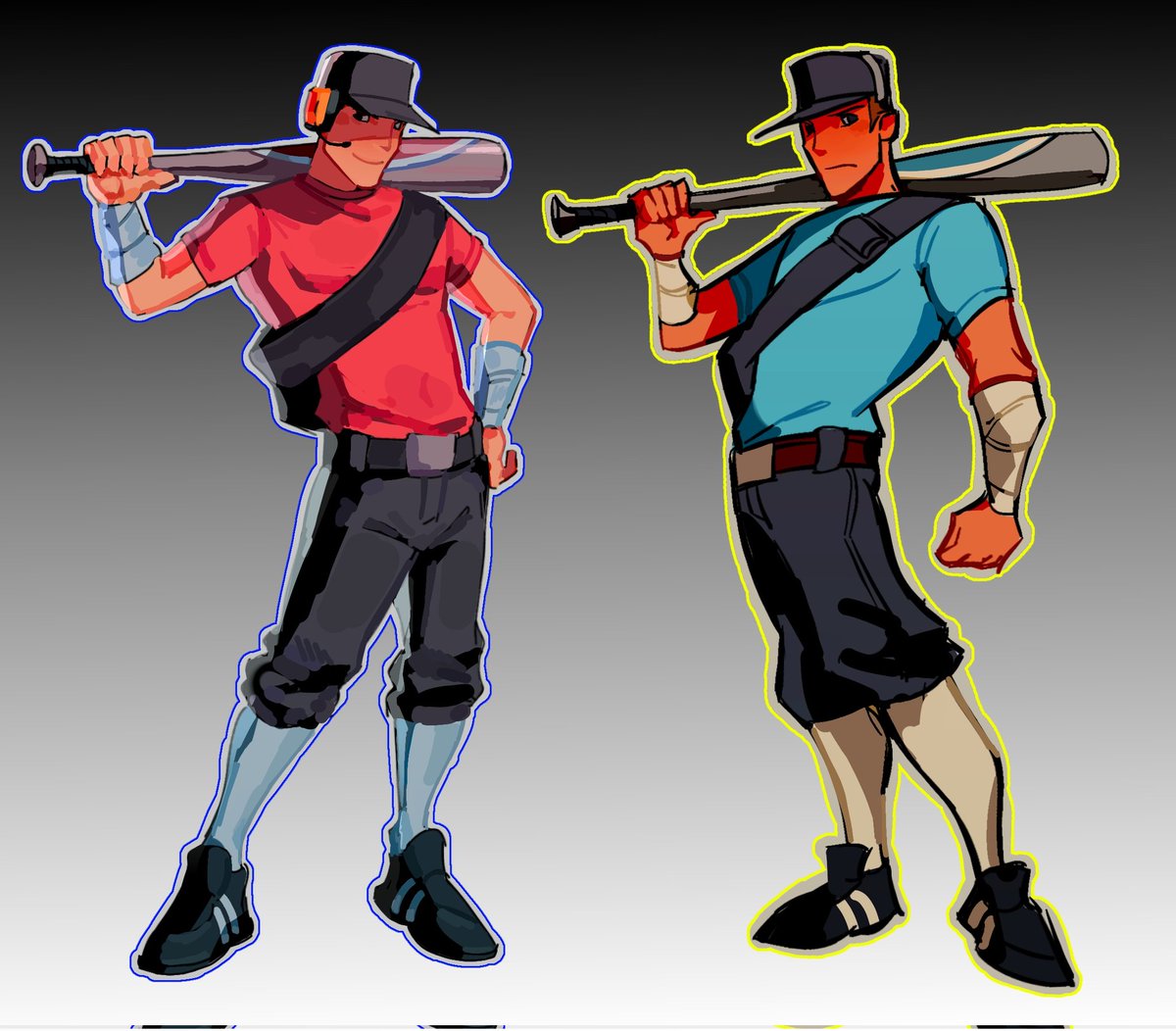bonyameowww's tweet photo. style difference https://t.co/bkXQJ2oQ5O