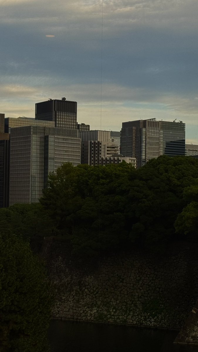 extudes's tweet photo. 石垣とビル群。江戸と東京が隣り合わせのようで、こういうギャップのある景色は東京都心ならではのように感じる。 https://t.co/zgUIUKDAMv