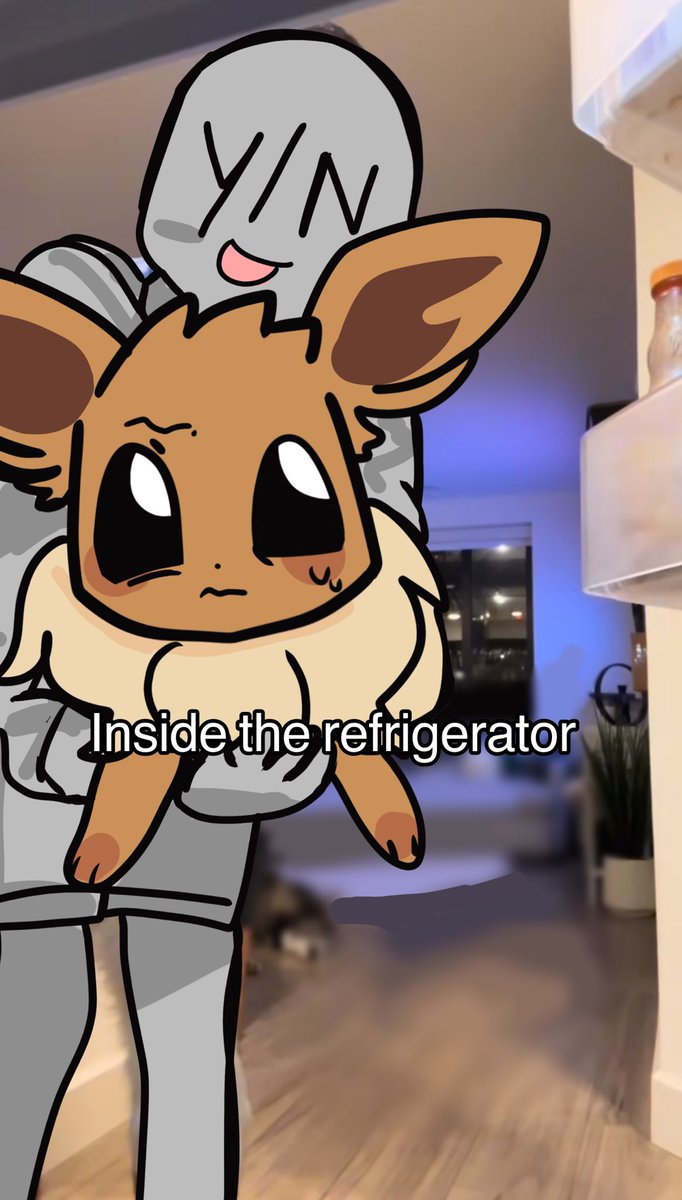 tosmicc's tweet photo. showing my eevee places see he never seen before https://t.co/gPkAONG8jQ