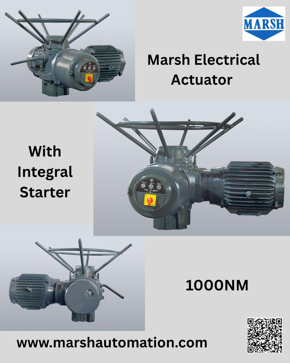 marshautomation's tweet photo. Marsh Automation Pvt. Ltd. Visit For More Details:- #automation #valves #Dampers #india #ElectricalActuators #hadapsar #Pune #Motorizedvalve #motorizeddamper Enquiry Mail ID: b2c@marshautomation.com , Marsh Electrical Actuator With Integral Starter https://t.co/1olsG8F1gv