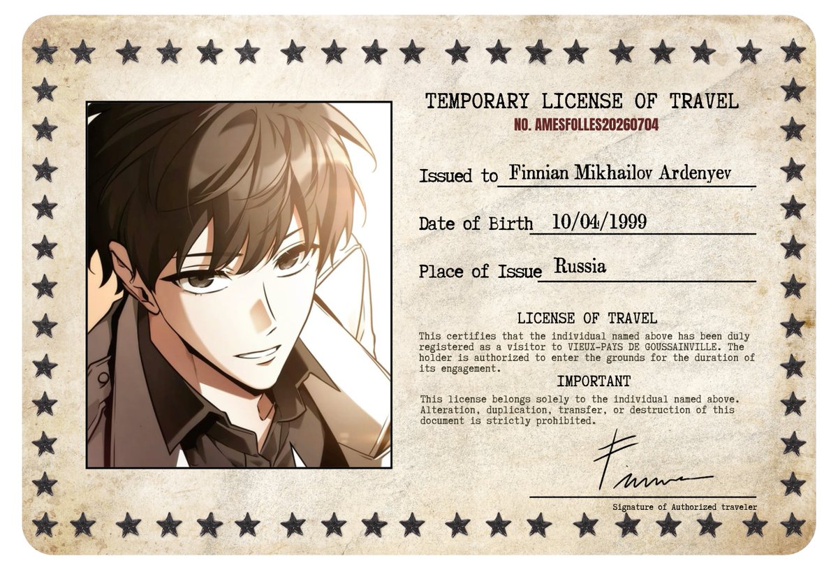 InviteeFinn's tweet photo. @AMESFOLLES Добрый вечер... or perhaps, good evening. It's a pleasure to meet you all. The journey here was longer than I expected, and I could really use a cup of coffee. If anyone feels like stretching their legs, care to join me for a little exploration? My treat. ^^ https://t.co/vqvsp8RTqV