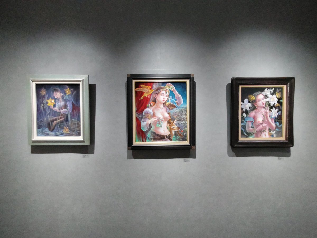 momo__ranger's tweet photo. 田口淳子 さま個展　
「少女博物誌」　
みうらじろうギャラリー＠５（5F）　
おうかがいしました。
#田口淳子 さま Junko_taguchi @Junpero5　　
#小伝馬町 #三越前 #新日本橋　
#みうらじろうギャラリー @julespascin https://t.co/yGUH0uUI18