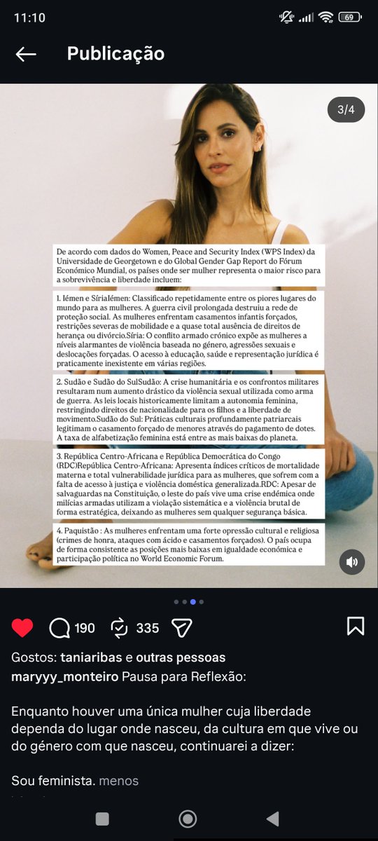 CristianaPina's tweet photo. A Mariana Monteiro é das melhores figuras públicas que temos em Portugal. A maioria das pessoas que critica o feminismo critica-lo por moda, sem saber do privilégio que tem em viver numa sociedade onde não tem que lutar pelos seus direitos básicos. https://t.co/YqpKkOjxqb
