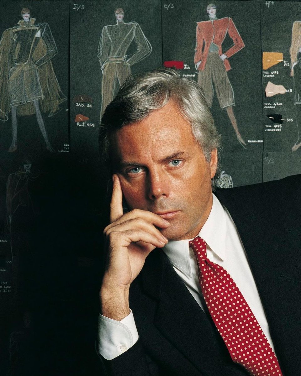 tldonbeauty's tweet photo. Giorgio Armani was born 92 years ago today. (1934 - 2025) https://t.co/PebpZZWCk4