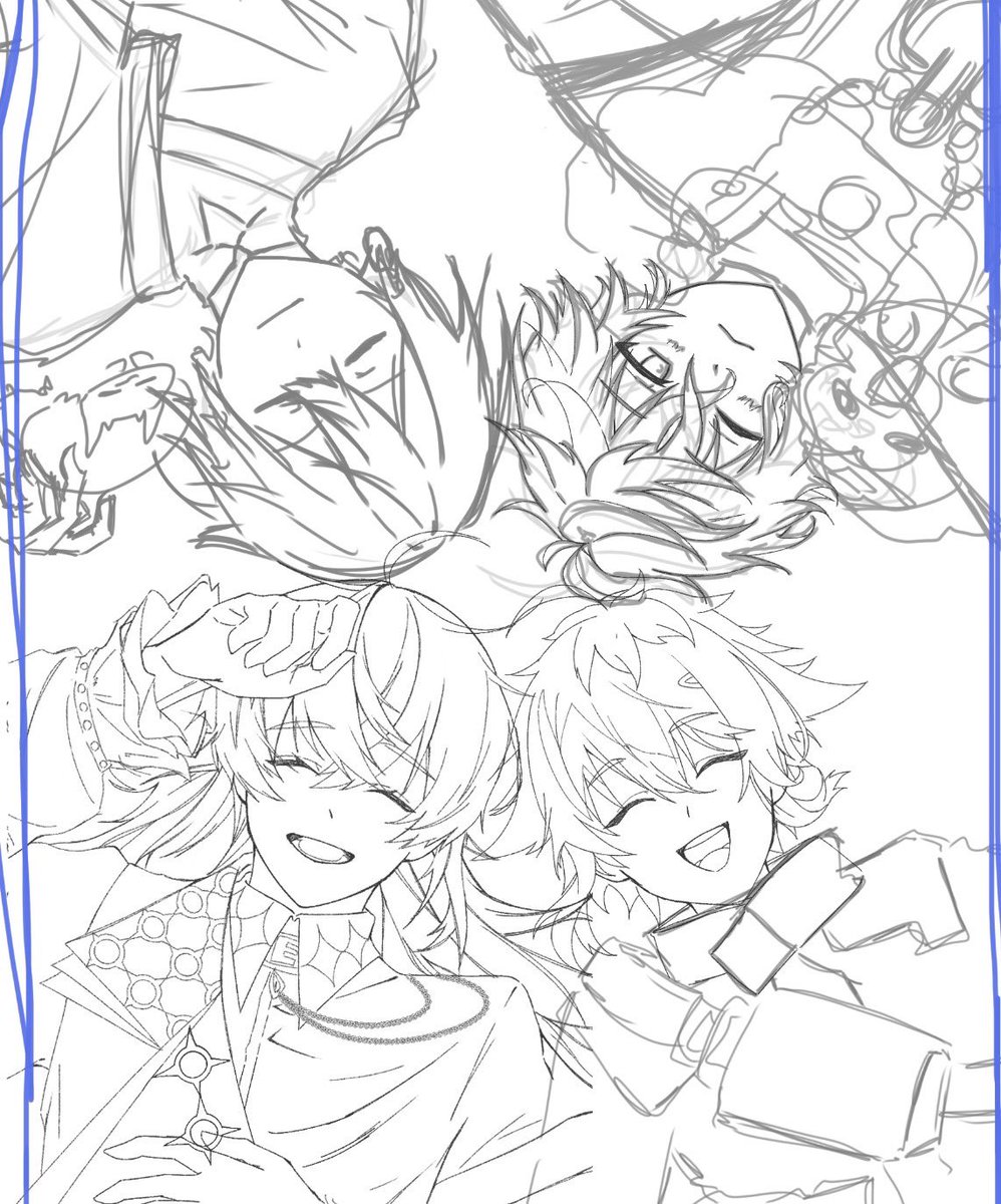 kise36z's tweet photo. 2ヶ月くらい放置してたやつ描く👉🏻👈🏻 https://t.co/NEnGZ0PkkF