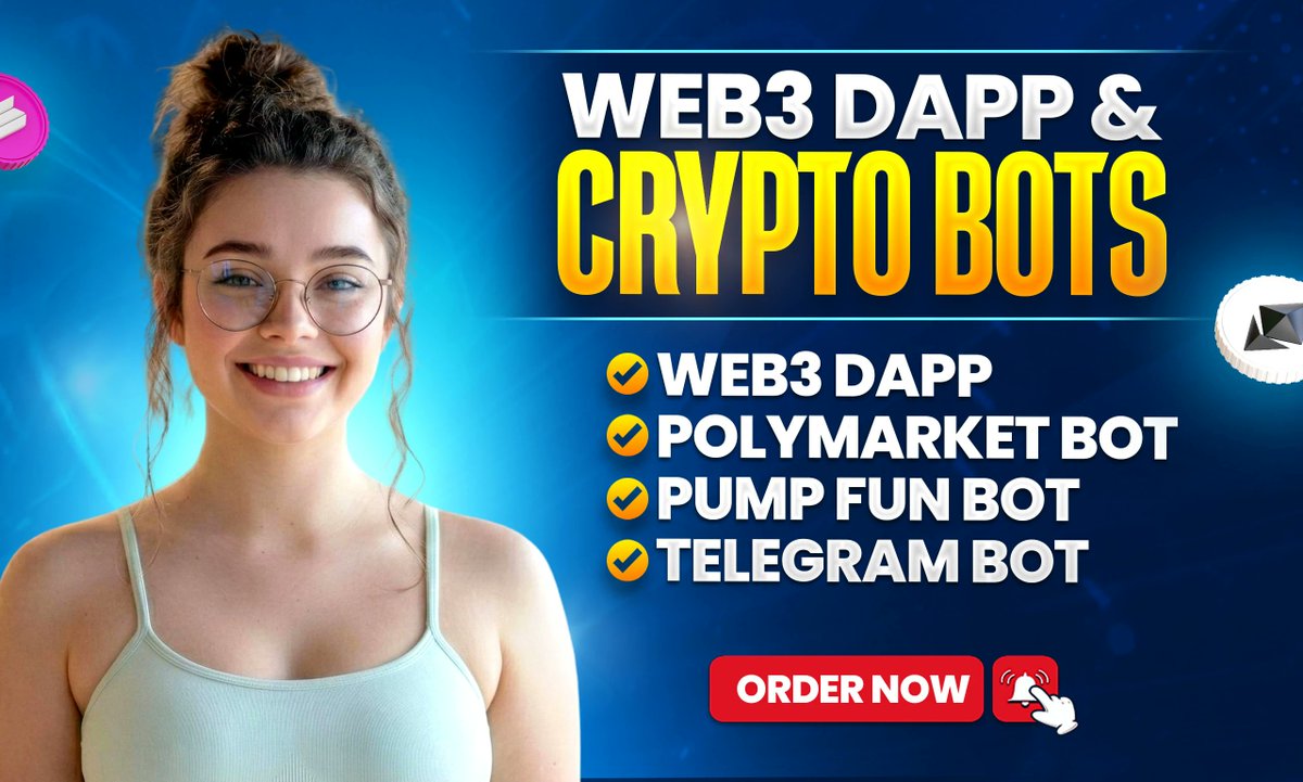 ruposhamin's tweet photo. Do you want to build polymarket bot, crypto trading bot, pumpfun bot, volume bot, arbitrage bot?
Look no further!
Meet the following experienced Full stack developer and Polymarket Master!
Connect for details: https://t.co/8G3SXKPeM3
#cryptobot #web3dapp #polymarket #pumpfunbot https://t.co/UAd1E3X8Ip