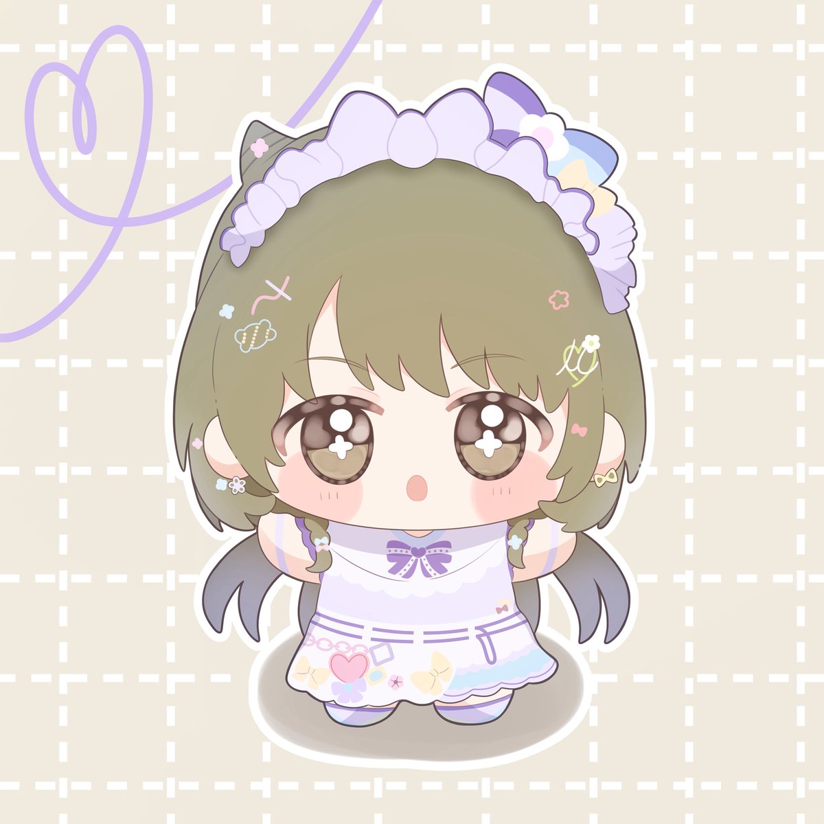omochi_0708's tweet photo. にちかぬい💜 https://t.co/yWXXN7VpL9