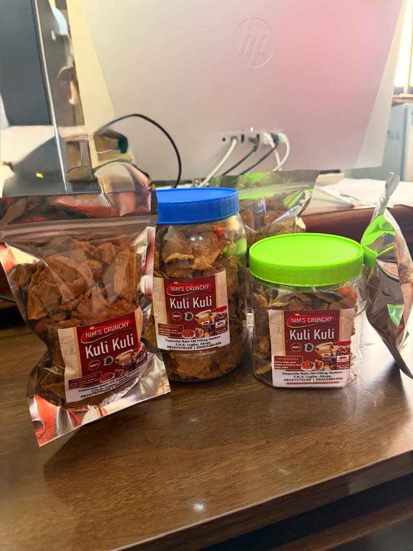 Nimlove10's tweet photo. @ayo_solace I sell sweet kuli kuli I base in lugbe Abuja please patronize me 🙏 https://t.co/mXo4OVxAhx