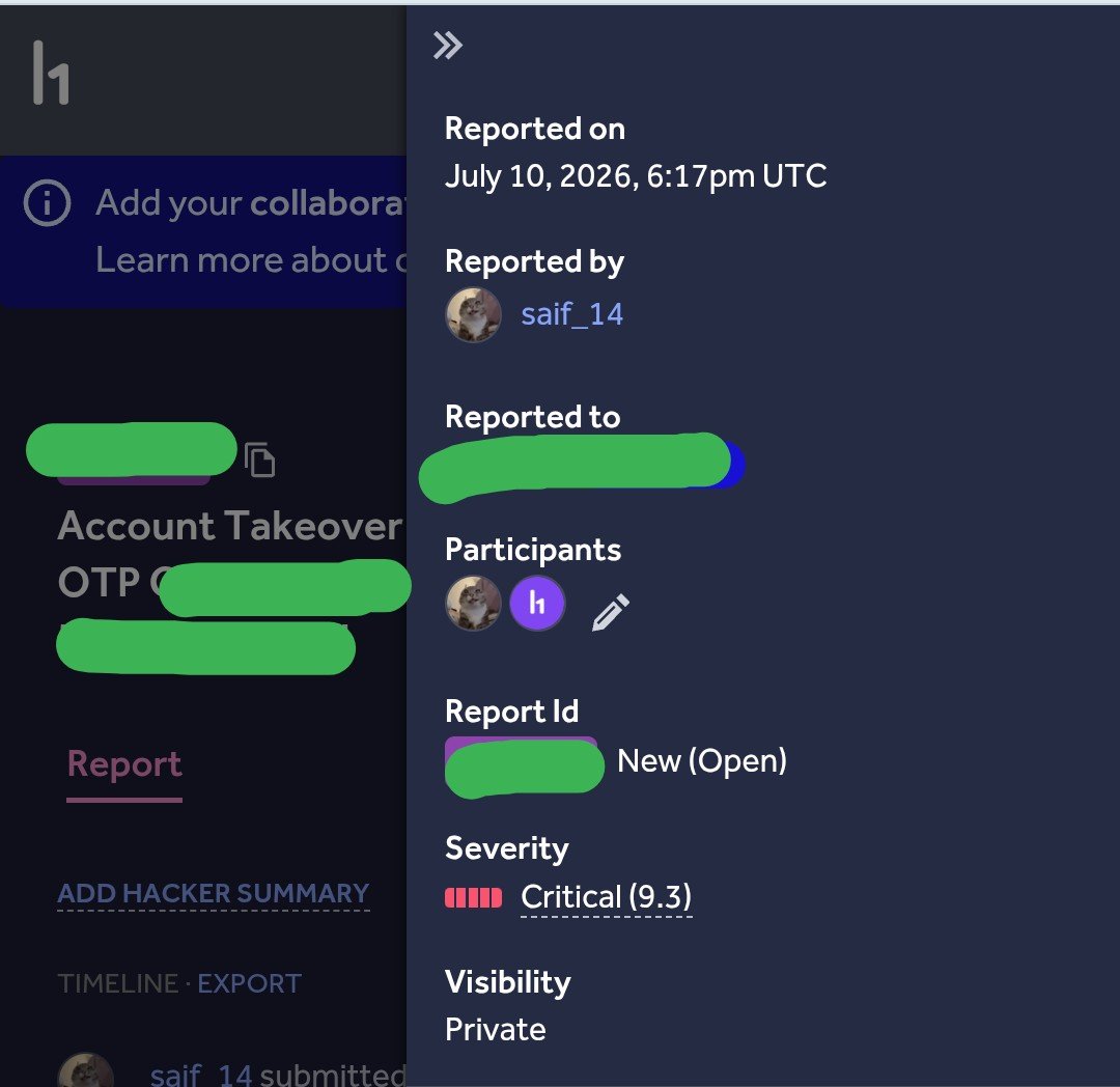 sa1f_14's tweet photo. 3 critical, 1 high, 1 medium pending 👀

#BugBounty #CyberSecurity #InfoSec #EthicalHacking https://t.co/8lCCQYbydn