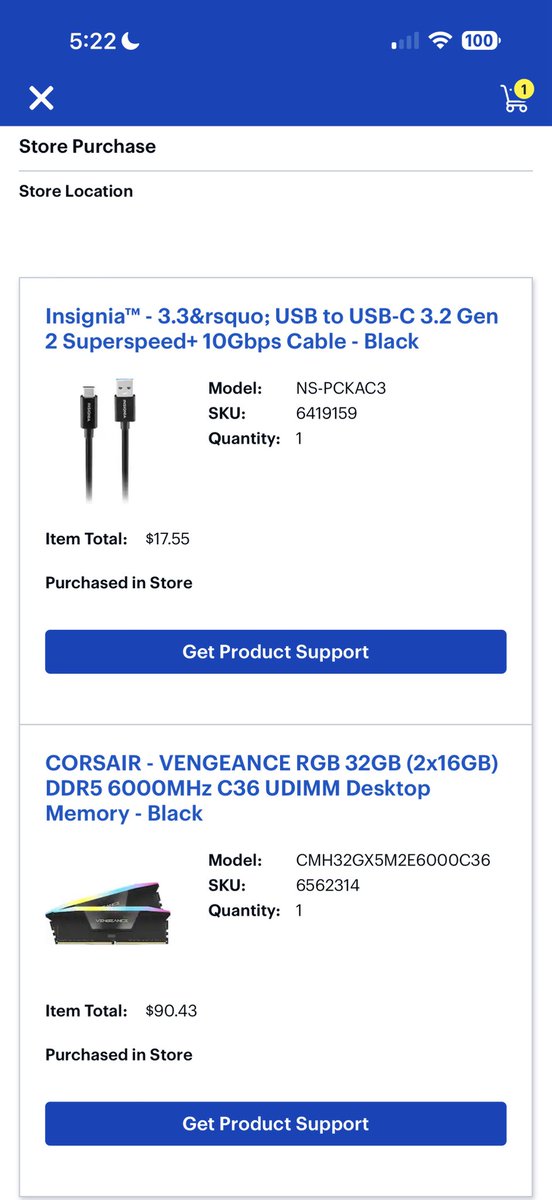 DSK4EVURR's tweet photo. @_collinthewhite I felt this. I paid $90 for my RAM the day after my birthday in 2025 (all my friends &amp; family pitched in and bought me a pre-built pc). I’m blessed https://t.co/HYcmf91tVa