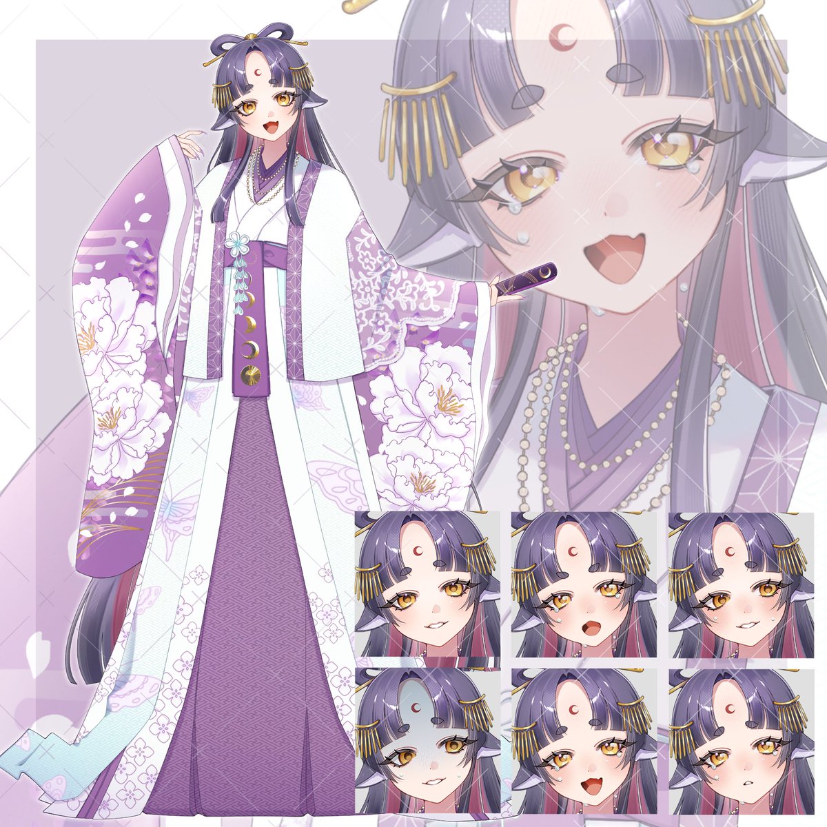 ohagi_mmfk's tweet photo. 🪼work🪼

みちつきかぐや(@kagukagu_77)様の新ビジュアルIRIAM用立ち絵をデザイン・お仕立てしました！
ご依頼ありがとうございました🌸

#有償依頼 
#Commission https://t.co/By8D8QOooT