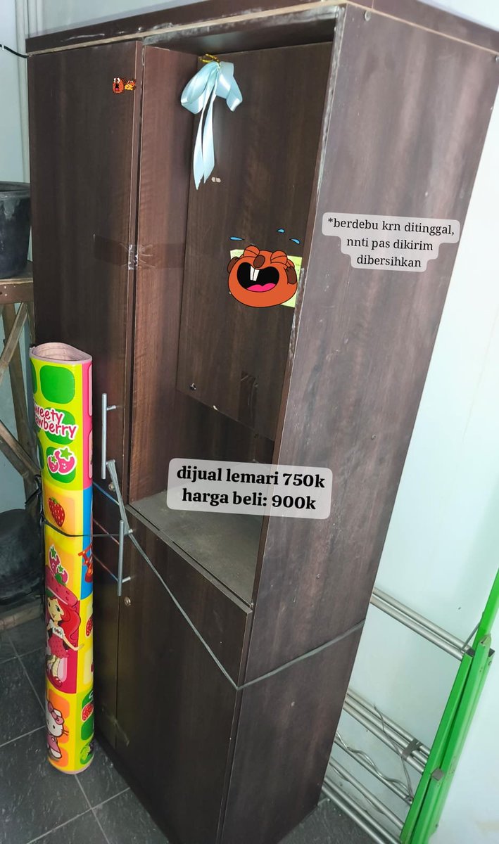 ynaay23's tweet photo. WTS‼️
LEMARI KAYU
(-)berdebu
💰750k
📍jogja
#wts #lemari #lemarikayu https://t.co/zRtnTBwmL7