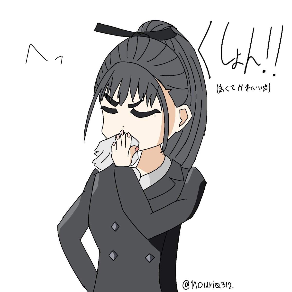 nouri0123's tweet photo. 燕のくしゃみは高い声だと嬉しい
＃学マスFA https://t.co/hBGNnmLLze