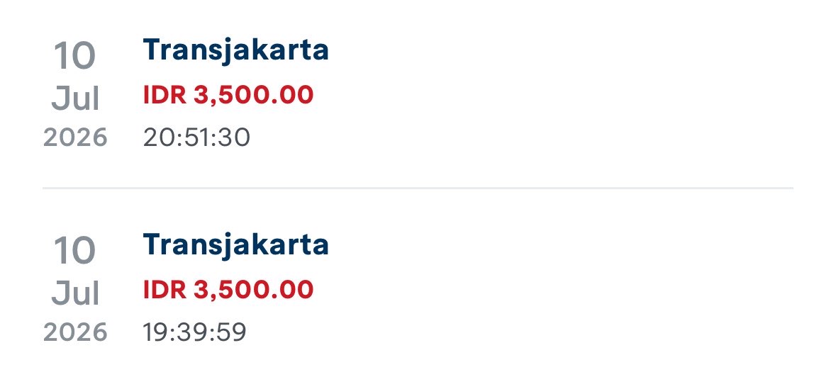 arenbiy's tweet photo. Min @PT_Transjakarta klo saya naik nomor 6 trus transit 4d emg kepotong 2x gini saldonya? https://t.co/LJeoDq4Xa9
