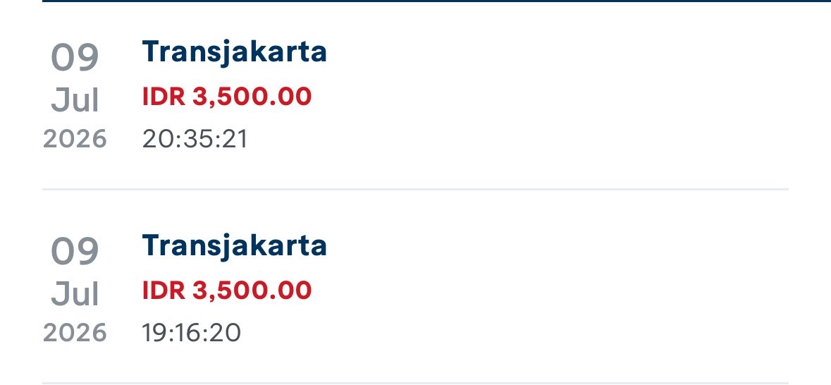 arenbiy's tweet photo. Min @PT_Transjakarta klo saya naik nomor 6 trus transit 4d emg kepotong 2x gini saldonya? https://t.co/LJeoDq4Xa9