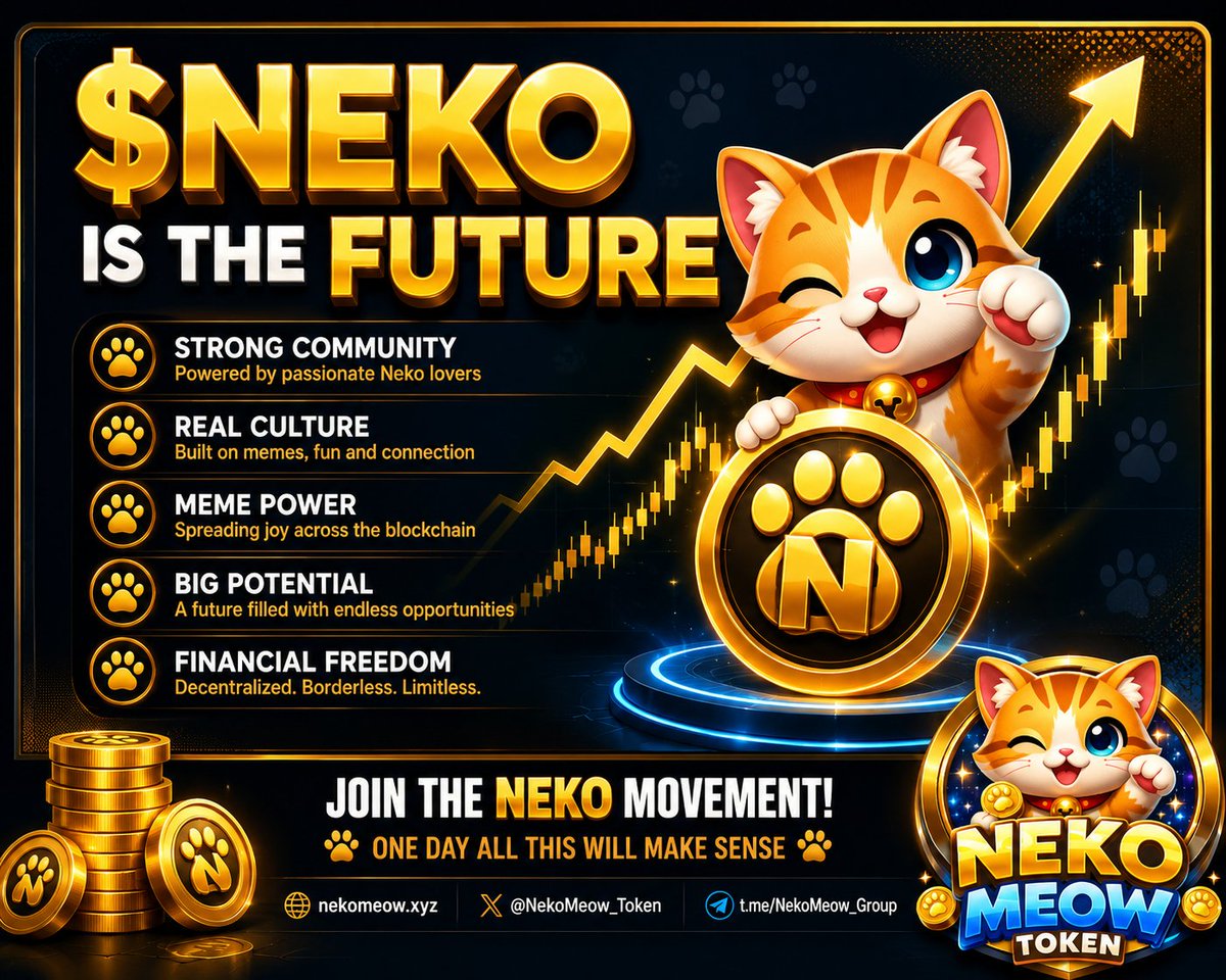 NekoMeowBNB's tweet photo. Nekomeow is an Ecosystem 
$Neko 🚀
0x103c164727572d7a0be8021f3d9274f0eb9f4cf8 https://t.co/J8KkCS55Ie