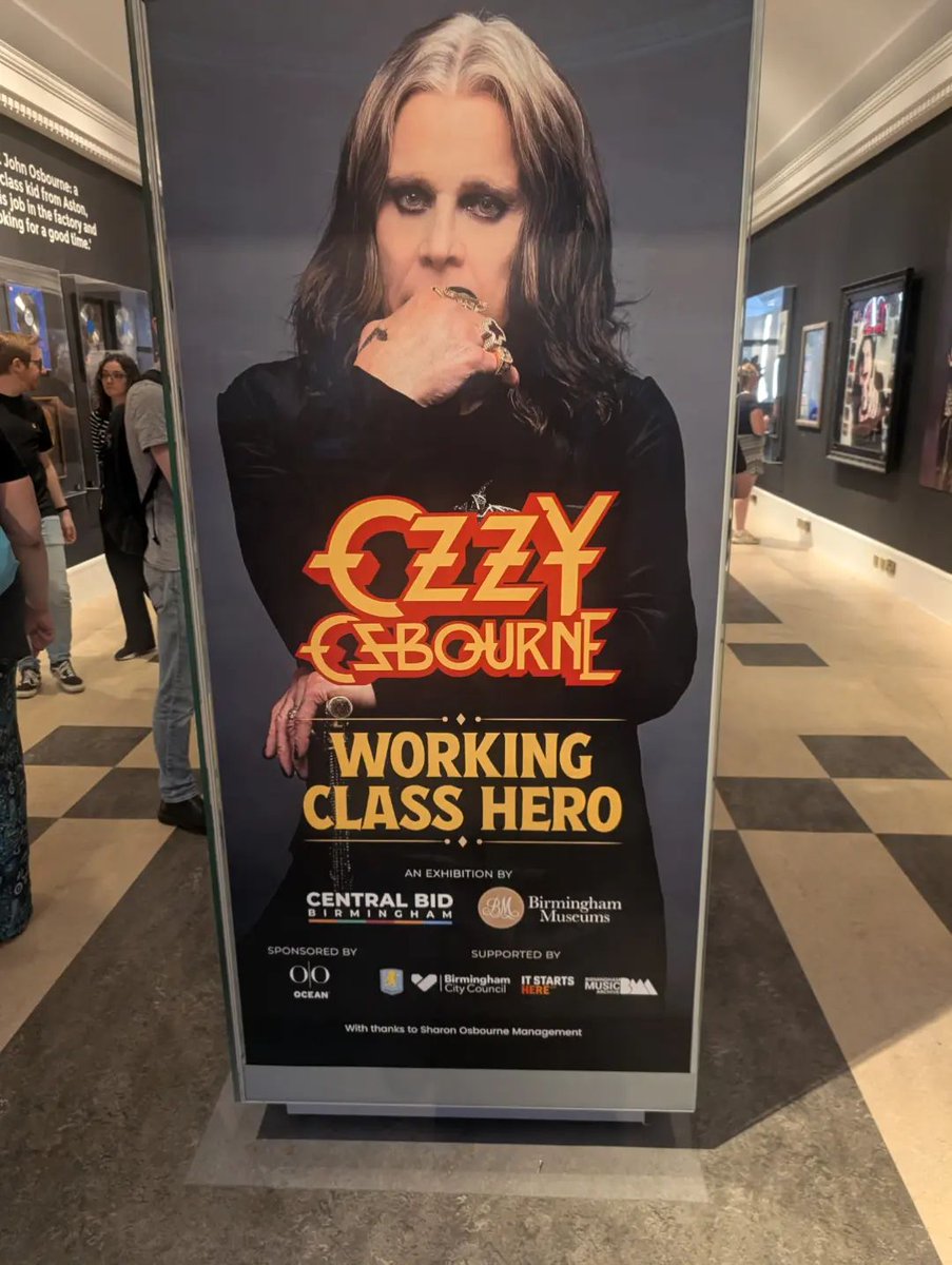 krowson55's tweet photo. Last three photos taken from the working class hero exhibition at Birmingham Museum &amp; Art Gallery

#music #heavymetal #ozzy https://t.co/U8BlBfrVGK
