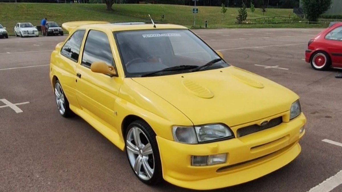 unusual_cars's tweet photo. A cool read 👉 “This is my ford escort Cosworth replica I built with my dad over 23 years ago” - Price/Info Here → https://t.co/LjnEpyyJ1B https://t.co/kQuLlGK6XQ