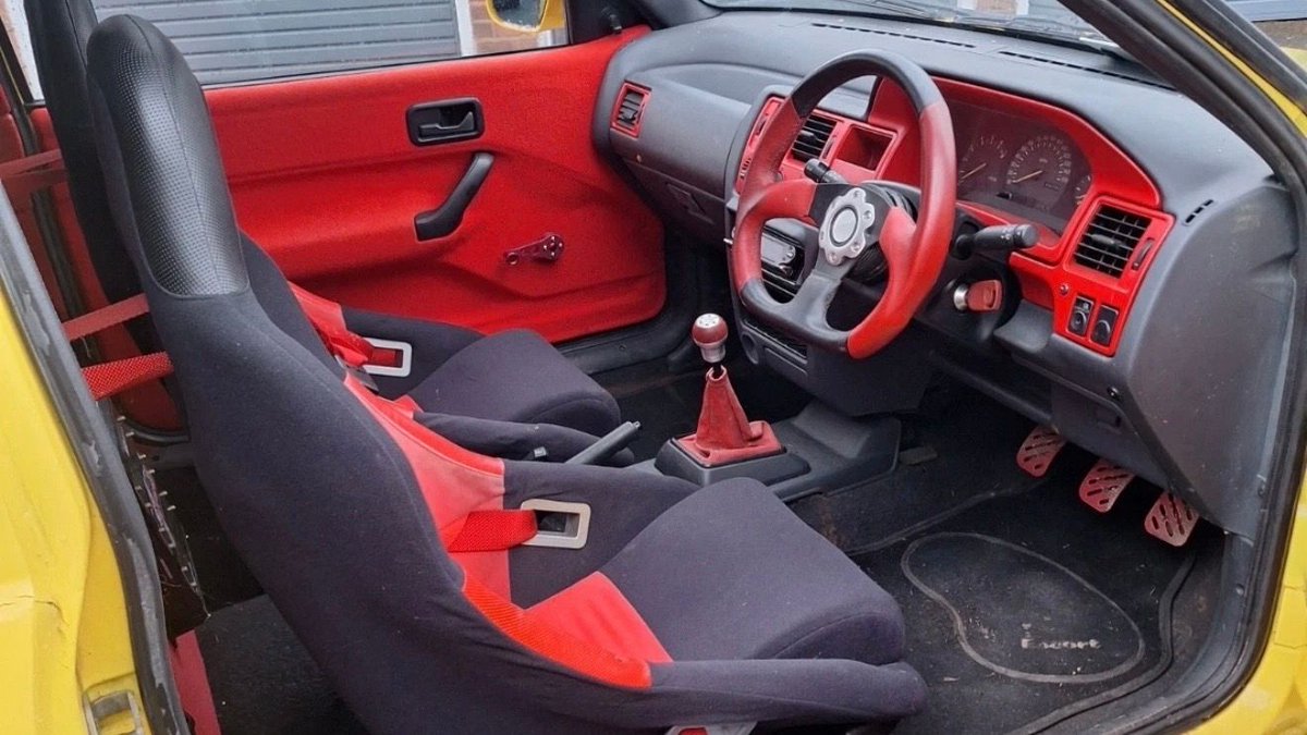 unusual_cars's tweet photo. A cool read 👉 “This is my ford escort Cosworth replica I built with my dad over 23 years ago” - Price/Info Here → https://t.co/LjnEpyyJ1B https://t.co/kQuLlGK6XQ