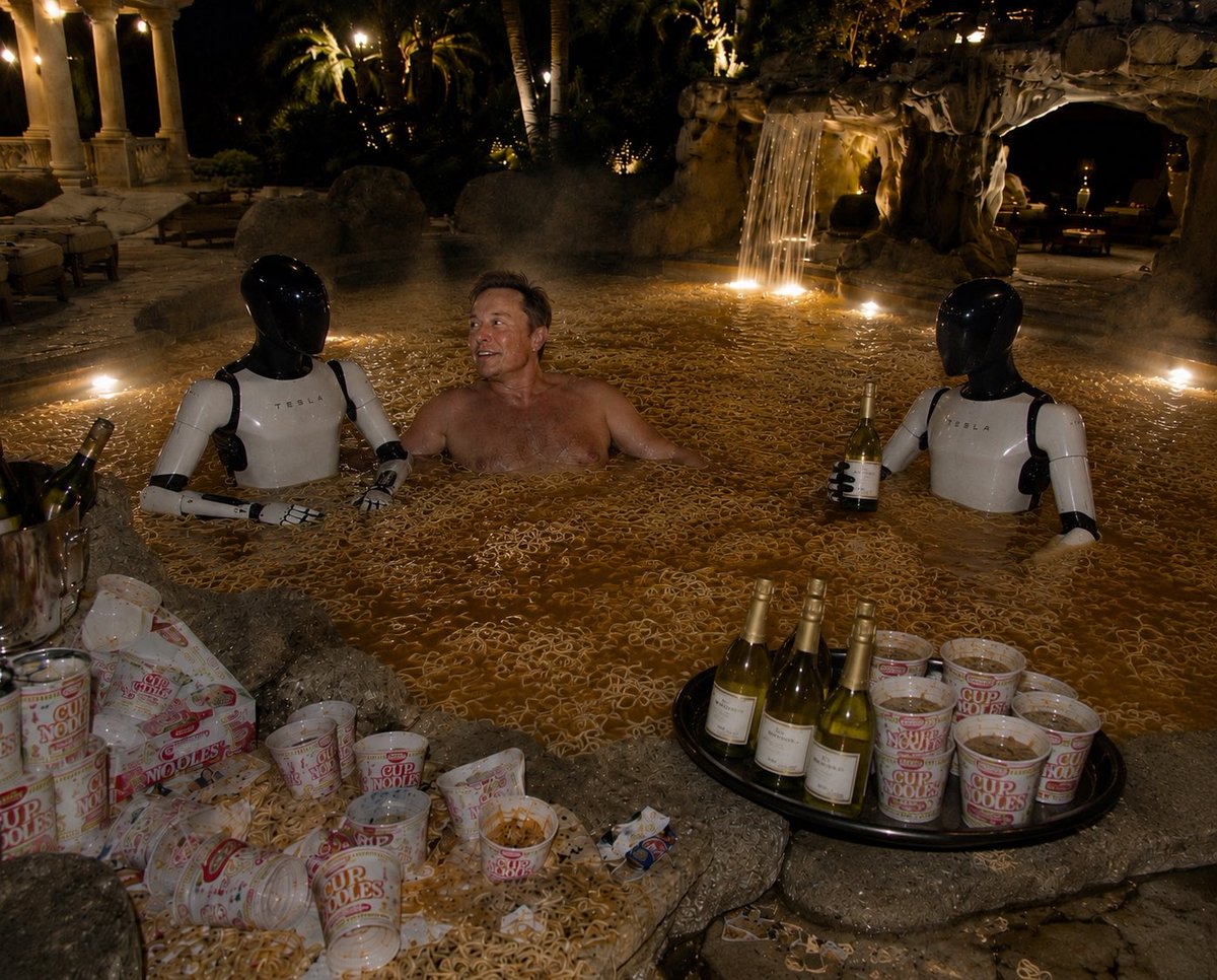 RAMENGOD_XYZ's tweet photo. Wining and dining the fyne shi tonight like I got ahold of Elon’s cc https://t.co/CX8ZT4ixAq