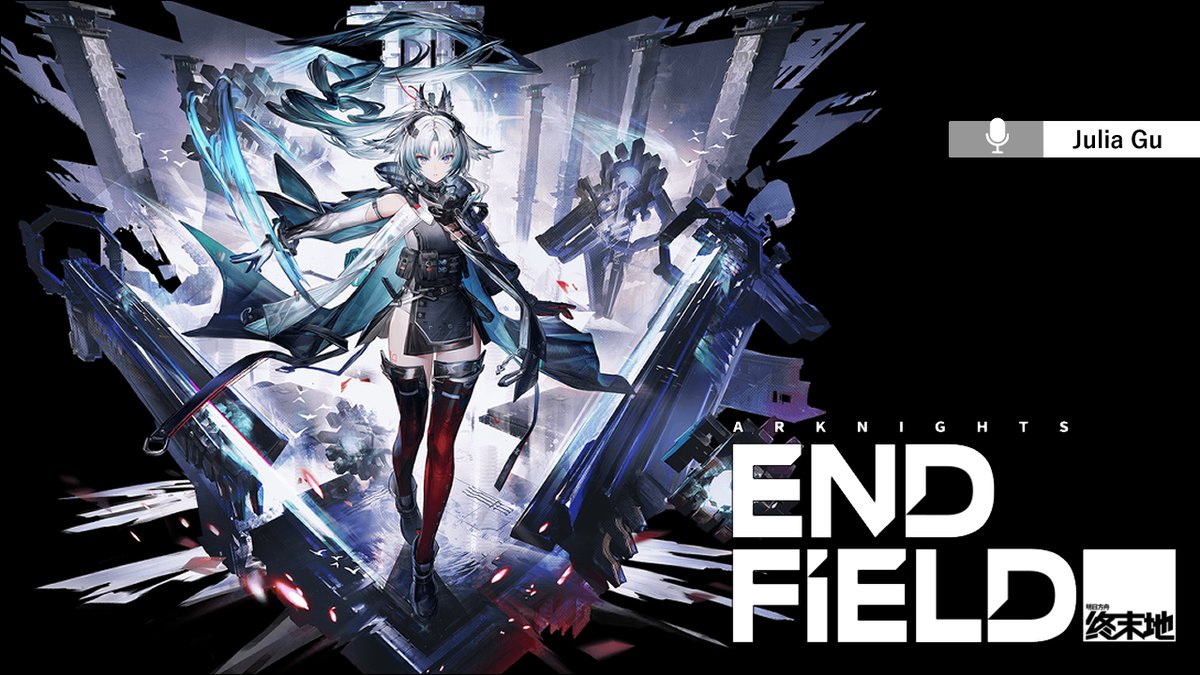 JuliaGuVO's tweet photo. I'M A BIRD!!! WITH FLYING RAIL GUNS!!!

I'm so excited say that I'm the English voice for Li Zhiyan (Arcane) in Arknights Endfield!

I hope that you all find her as cool as I do! 💙🩶 https://t.co/jsK8UIkjZU
